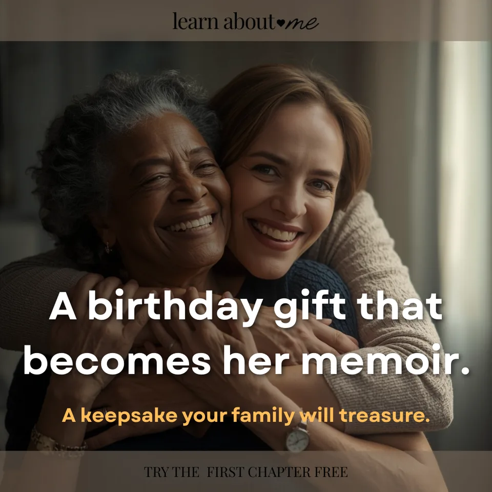 A birthday gift that becomes a memoir.